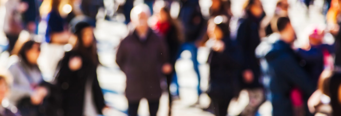 crowd walking Biloxi