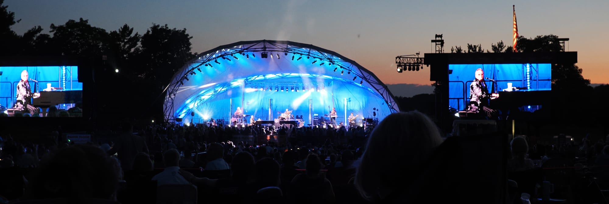 outdoor concert venue at sunset Biloxi